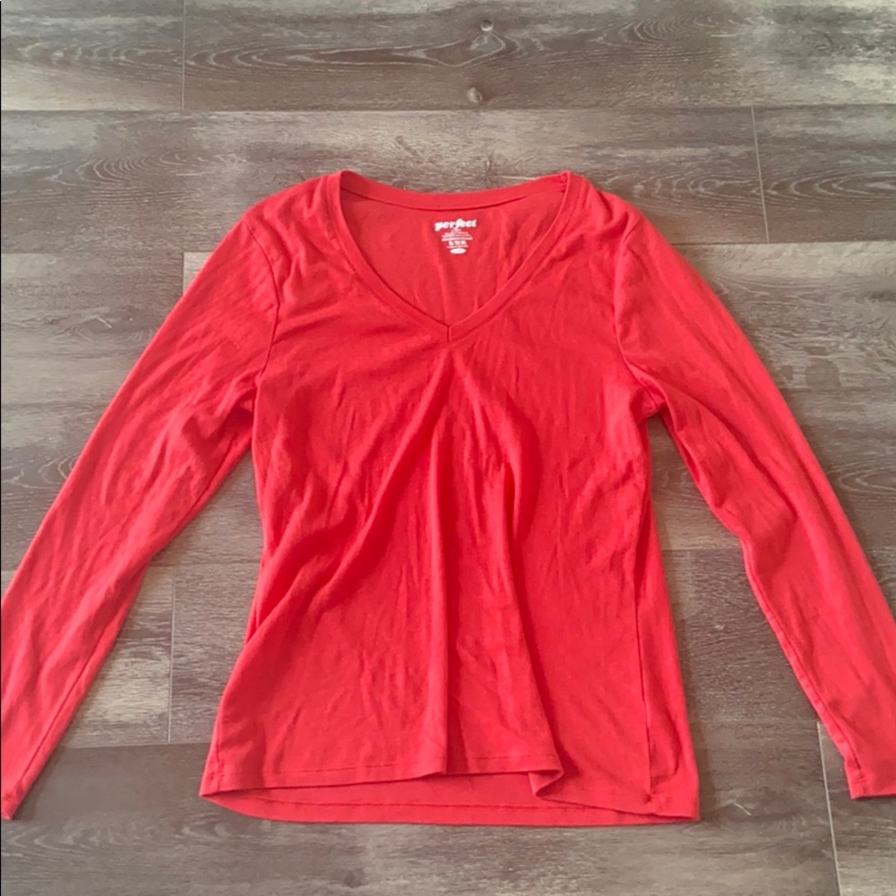 Red Long Sleeve T